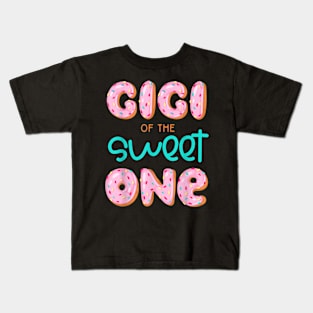 Gigi Of The Sweet One First Birthday Matching Family Donut Kids T-Shirt